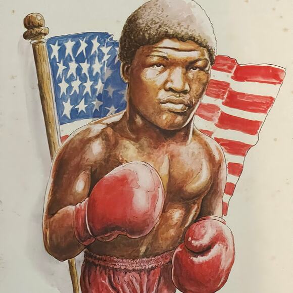 JOHN TATE "Big John" Print Carton SIGNED 8.5X10.5" - Picture 3 of 6